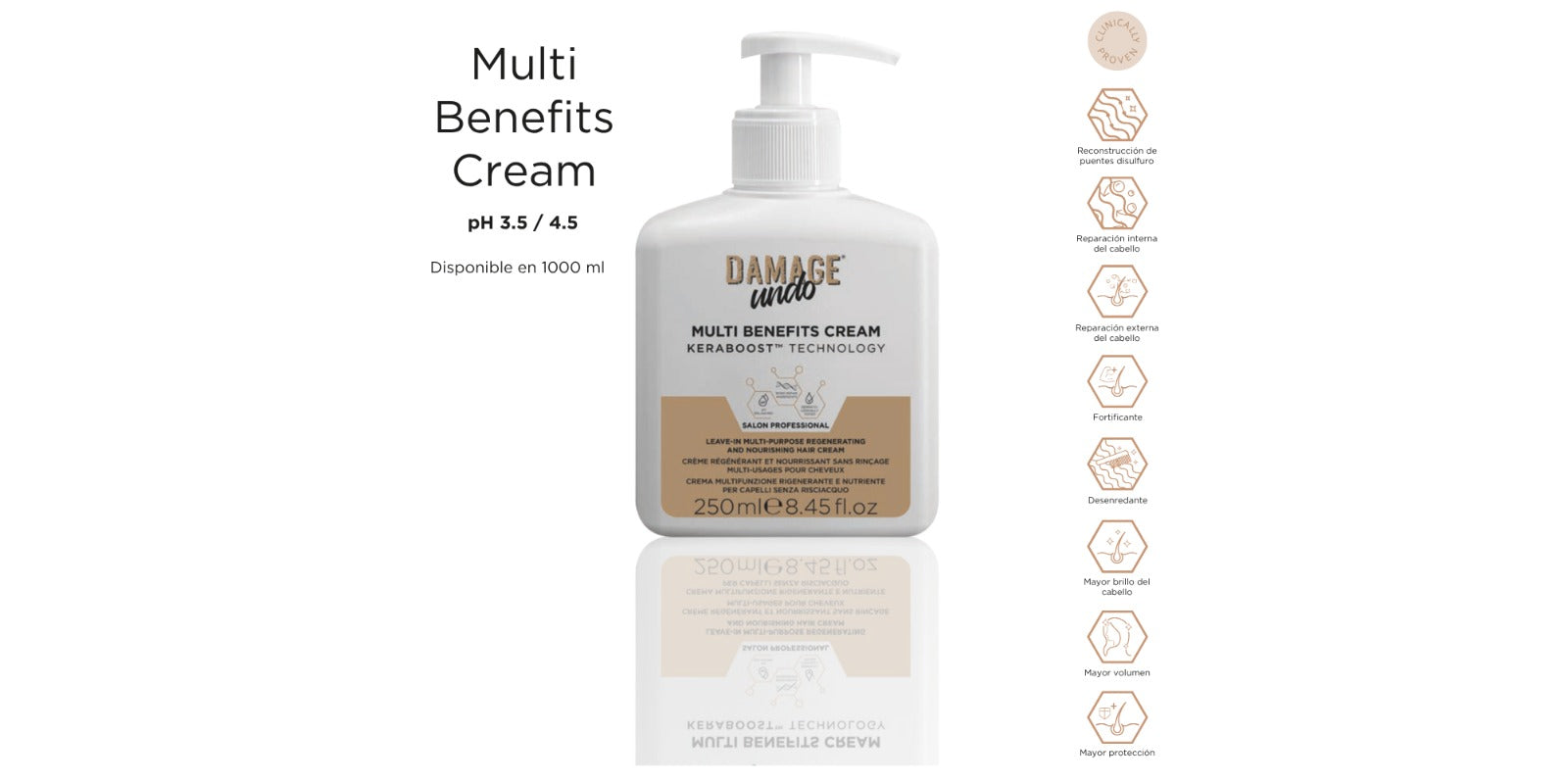 Crema Multi Benefit Damage Undo 250ml