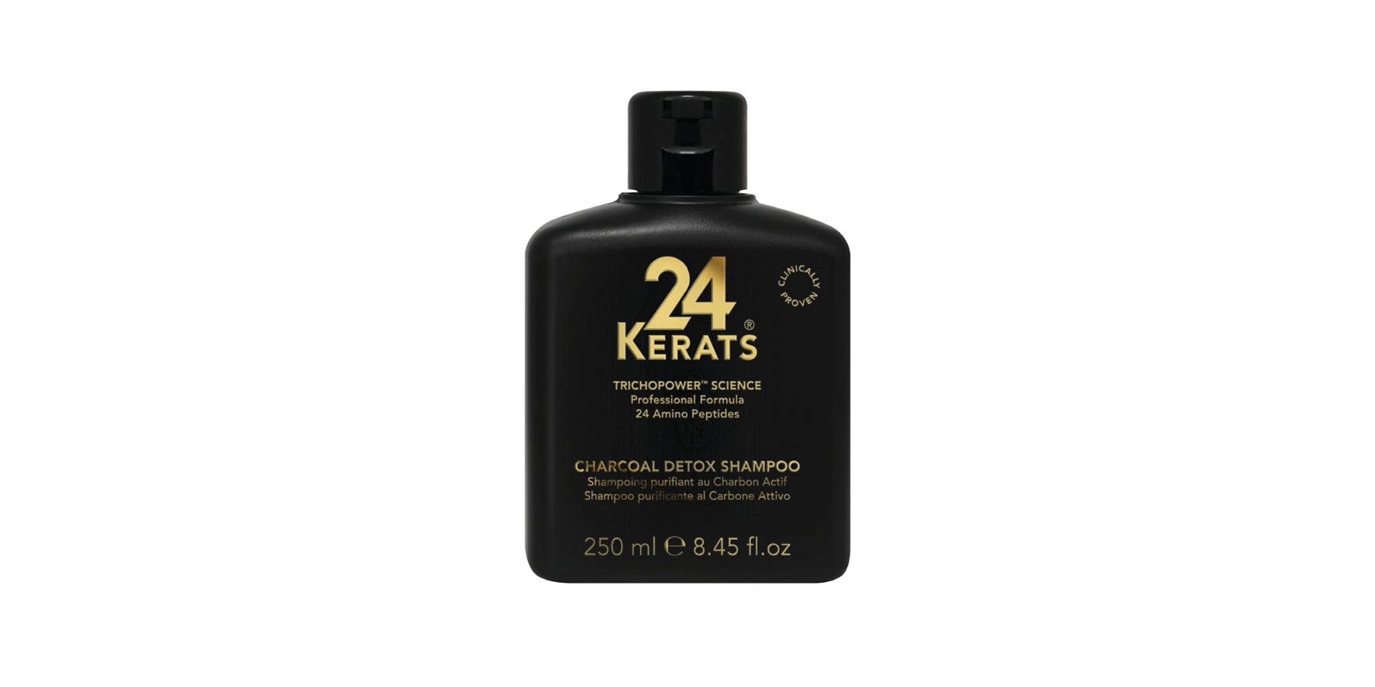 CHAMPÚ CHARCOAL DETOX 250ml -24 KERATS