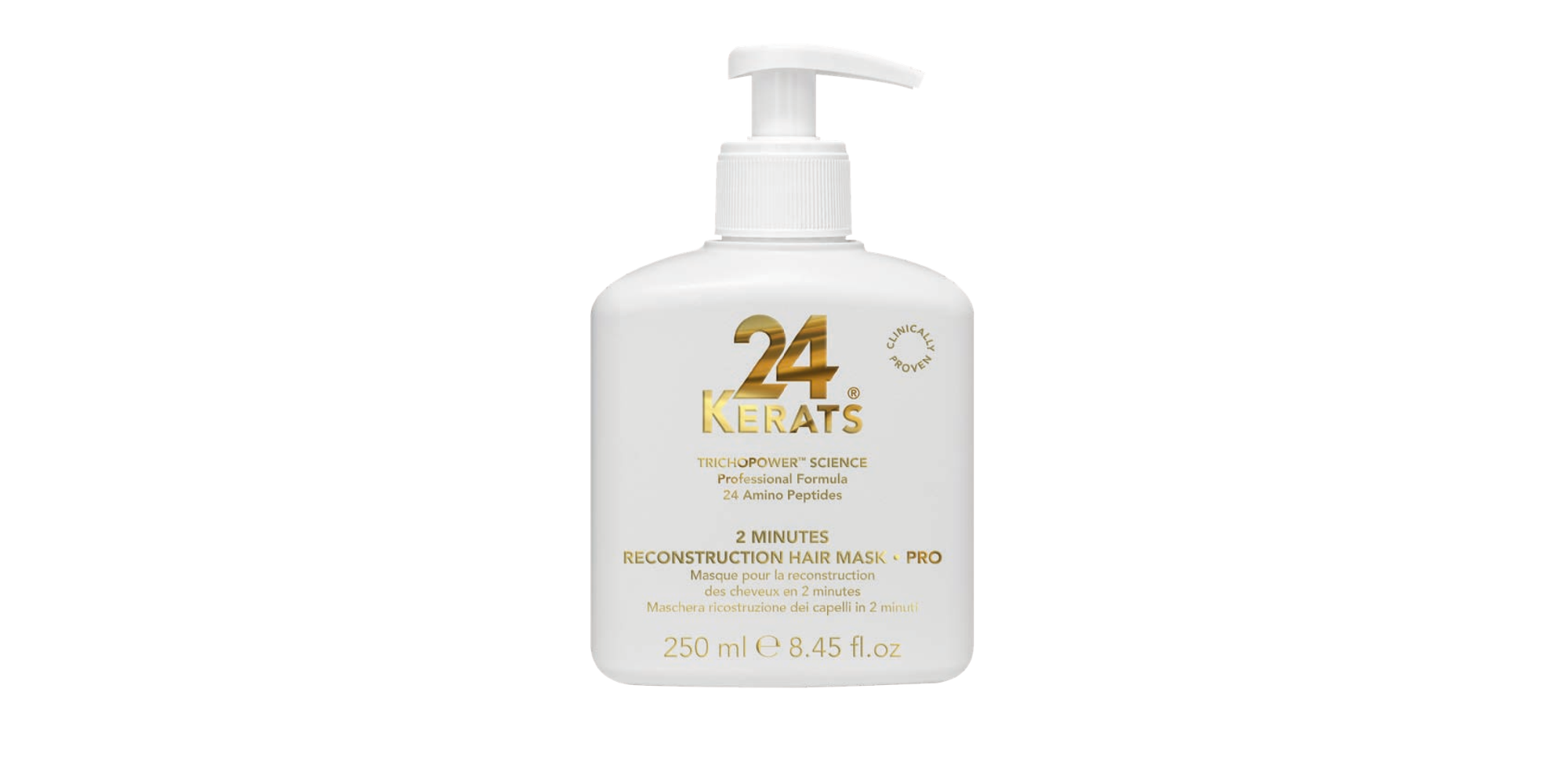 2 MINUTES RECONSTRUCTION  HAIR MASK 250ml -24KERATS