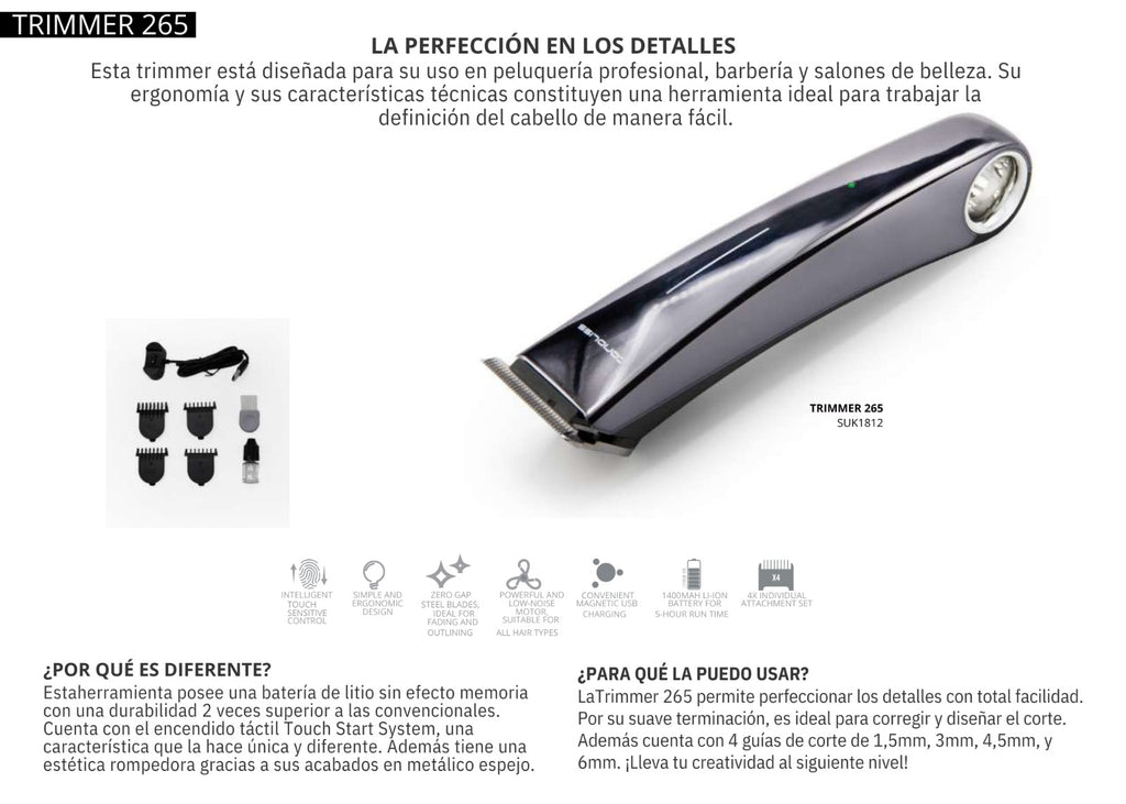 Trimmer 265 Touch Corioliss