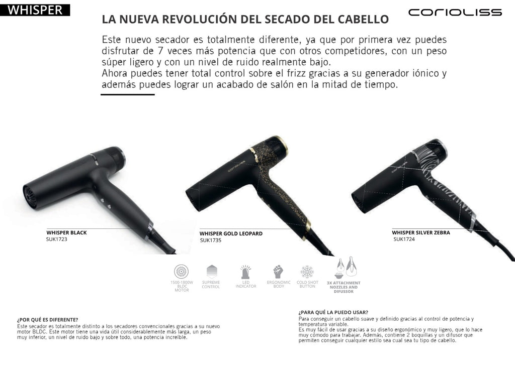 Secador Whisper Corioliss
