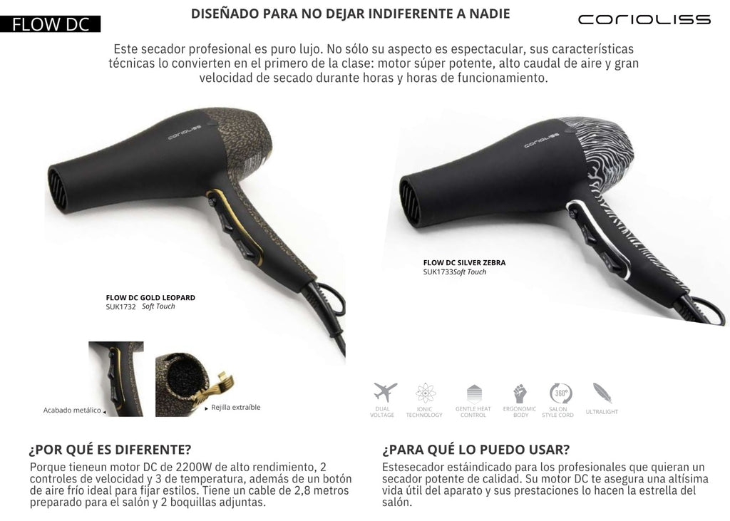 Secador Flow DC Corioliss