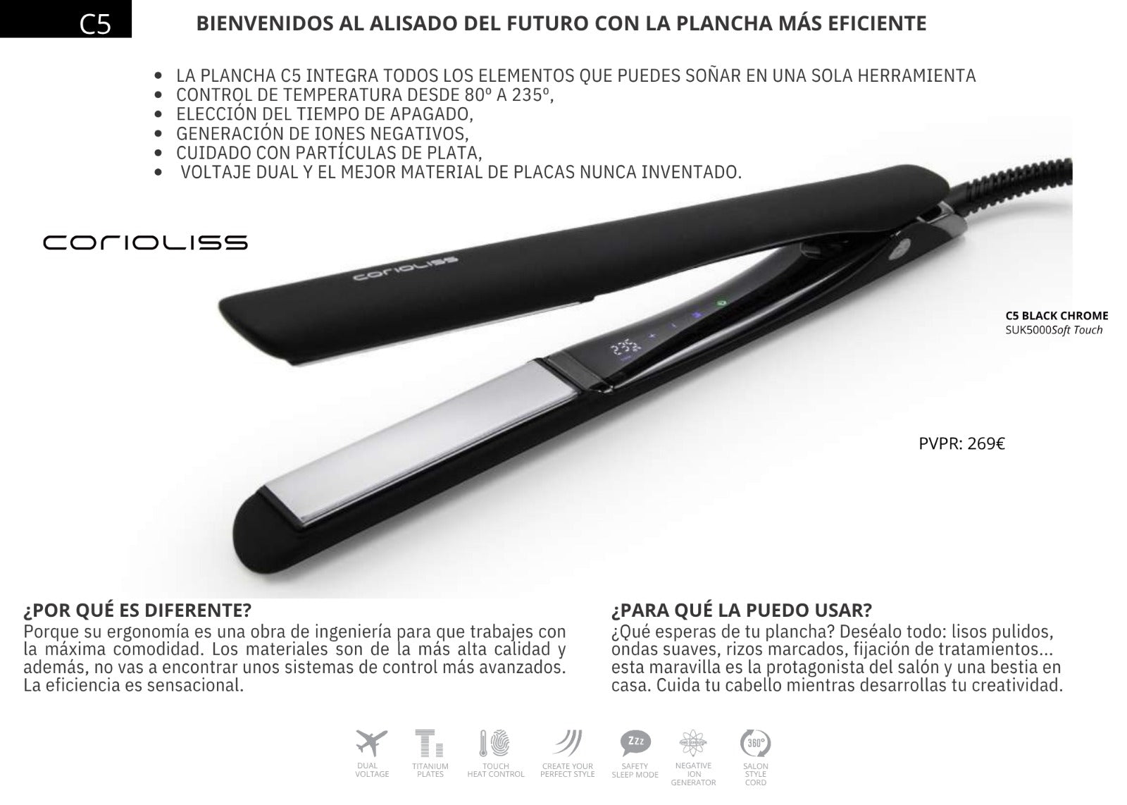 Plancha C5 Corioliss