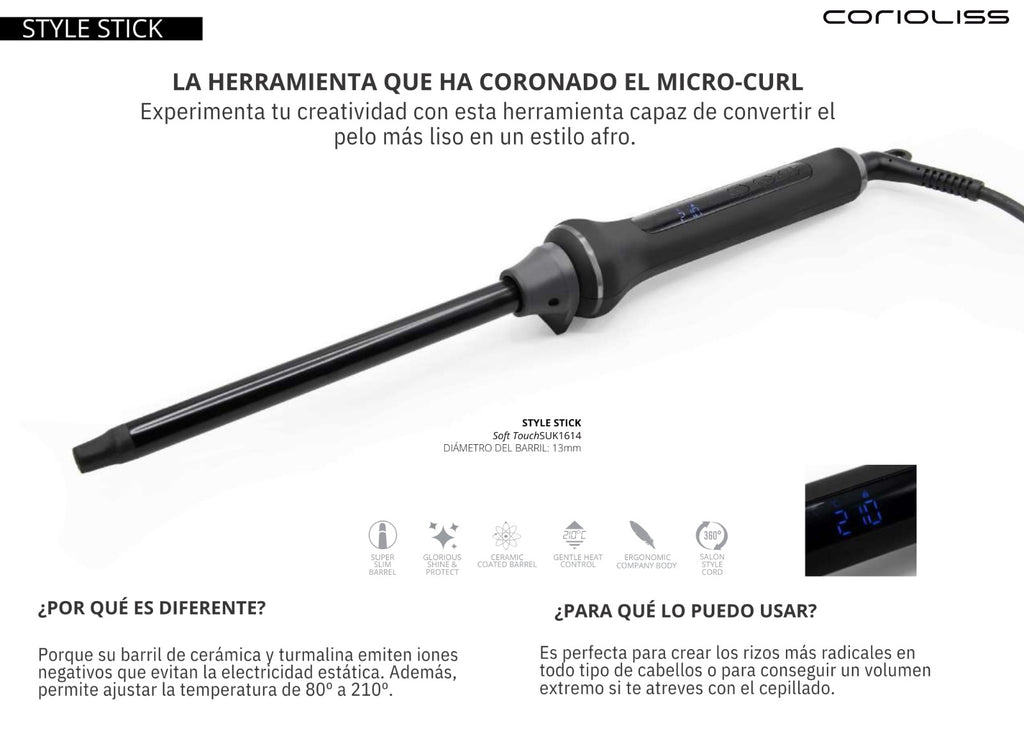 Rizador Style Stick Corioliss