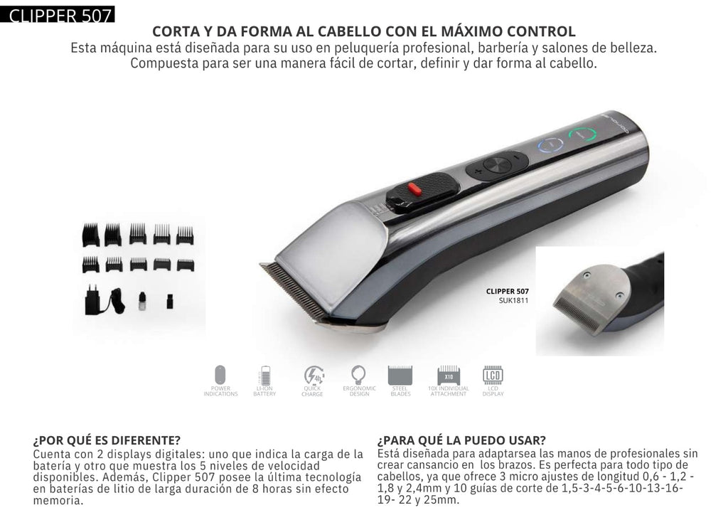 Máquina de corte Clipper 507 Corioliss